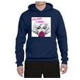 thumbnail image 2 of Marilyn Monroe Being Normal is Boring | Mens Famous People Hooded Sweatshirt Graphic Hoodie, Navy, Small, 2 of 4