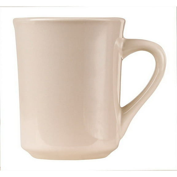 (Price/Case)World Tableware 8.5 Ounce Cream White Tiara Mug 36 Per Pack - 1 Per Case
