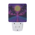 thumbnail image 5 of Yayeee LED Night Light for The Home Plug in With Light Sensors 2 Pack, Purple Neon Road, 5 of 6