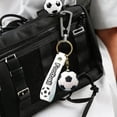 thumbnail image 4 of Productos con temática de deportes de pelota Llaveros de balón de fútbol realistas Accesorios Mercancía Llaveros tridimensionales Llavero de metal, 4 of 6