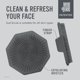 thumbnail image 5 of Face Scrubber Scrubber Scrub®, silicona antimicrobiana, 1 paquete, 5 of 7