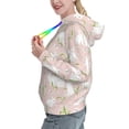 thumbnail image 2 of Lsque Cute Rabbit Pattern Casual Women's Hoodie,Hooded Sweatshirt with Kangaroo Pocket,Pullover Hoodie with Eye-catching Drawstrings-Medium, 2 of 7