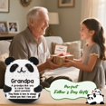 thumbnail image 4 of Figura de juguete Bdayption hecha a mano a ganchillo como regalo para abuelo panda, 4 of 6