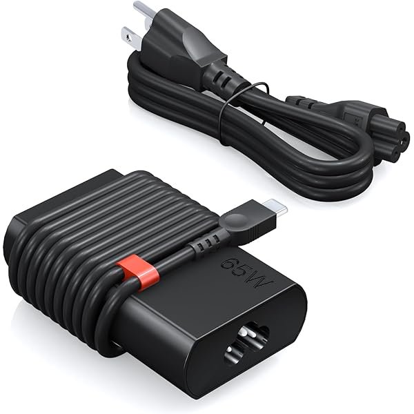 wonima11 2025 New Slim 65W USB-C Laptop Charger Compatible with Lenovo ThinkPad T14 T15 T16 X1 T490,Yoga 7i 2-in-1,Chromebook Charger,IdeaPad3 Charger .Type-C Fast Charging AC Adapter