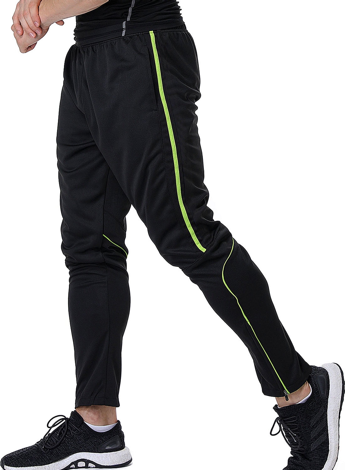 Mens Mountains Silhouette Casual Cotton Jogger SweatpantsRunning Beam Trousers 