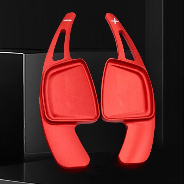 VONKY Steering Wheel Shift Lever For A3 Easy Installation Scratch-resistant Easy To Install Aluminum silver