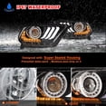 thumbnail image 4 of LED Projector Headlights for 2010 2011 2012 Ford Mustang, Sequential Turn Signal Lights Head Lights Assembly Replacement Set(S550 Style LED DRL), 4 of 12