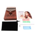 thumbnail image 2 of Caoba 17 notas Mbira Tuning Tool para regalo de Navidad perfke 17 teclas de piano Kalimba, 2 of 9