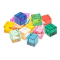 thumbnail image 2 of Bloques apilables de gemas acrílicas, apilador arcoíris, aprendizaje preescolar, juguetes educativos coloridos translúcidos para cumpleaños de niños y, 2 of 8