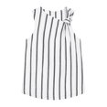 thumbnail image 5 of BRELIL Women Two Piece Striped Tank Top Shorts Set Round Neck Sleeveless Summer Casual Vacation Boho Loungewear Matching Outfits, Black S, 5 of 9