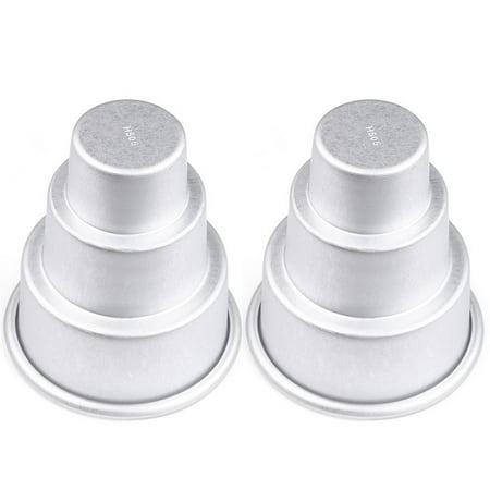 

Mini Three-tiered Cake Pan Pudding Muffin Decorating Mould Tools A