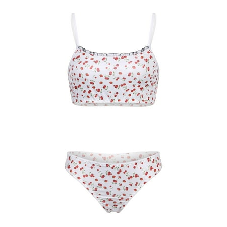 

Rovga Underwear For Women Lingerie Thong Sleepwear Underwear Print Lace Trim Lingerie Set Lady Nightwear