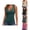001-Green, variant on Women Sleeveless Vest Top Wrap V Neck Ruched Cami Top Criss Cross Front Solid Color Casual Summer Blouse Shirts
