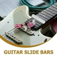 thumbnail image 4 of 1 Set Medium Guitar Slides For Electric And Acoustic Guitars Silver Guitar Metal Slide With Finger Picks For Guitar String Instrument Accessories, 4 of 6