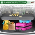 thumbnail image 2 of Unique Bargains Car Trunk Retractable Cargo Cover for CHEVROLET Orlando 2018-2023 Rear Trunk Parcel Shelf Luggage Security Shield Shade Cover with Extra Canvas Cover, 2 of 7