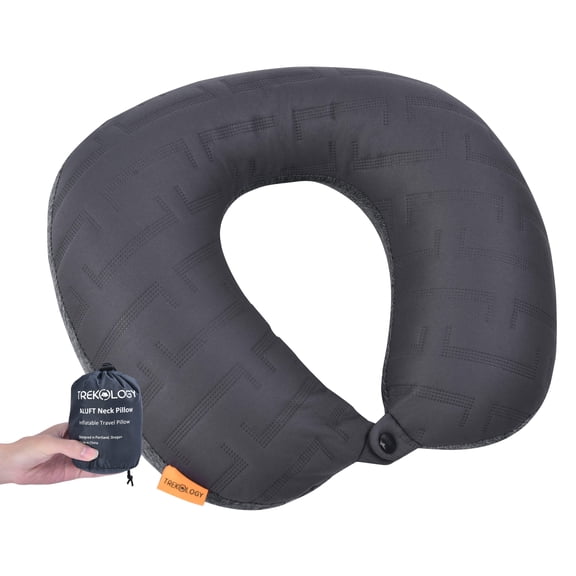 Trekology New Inflatable Neck Airplane Travel Pillow