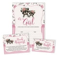 thumbnail image 4 of Inkdotpot Set Of 30Raccoon Baby Shower Invitations-Diaper Raffle Tickets And Baby Shower Book Request Cards Jungle Animals Invites Its A Boy Its A Girl, 4 of 7