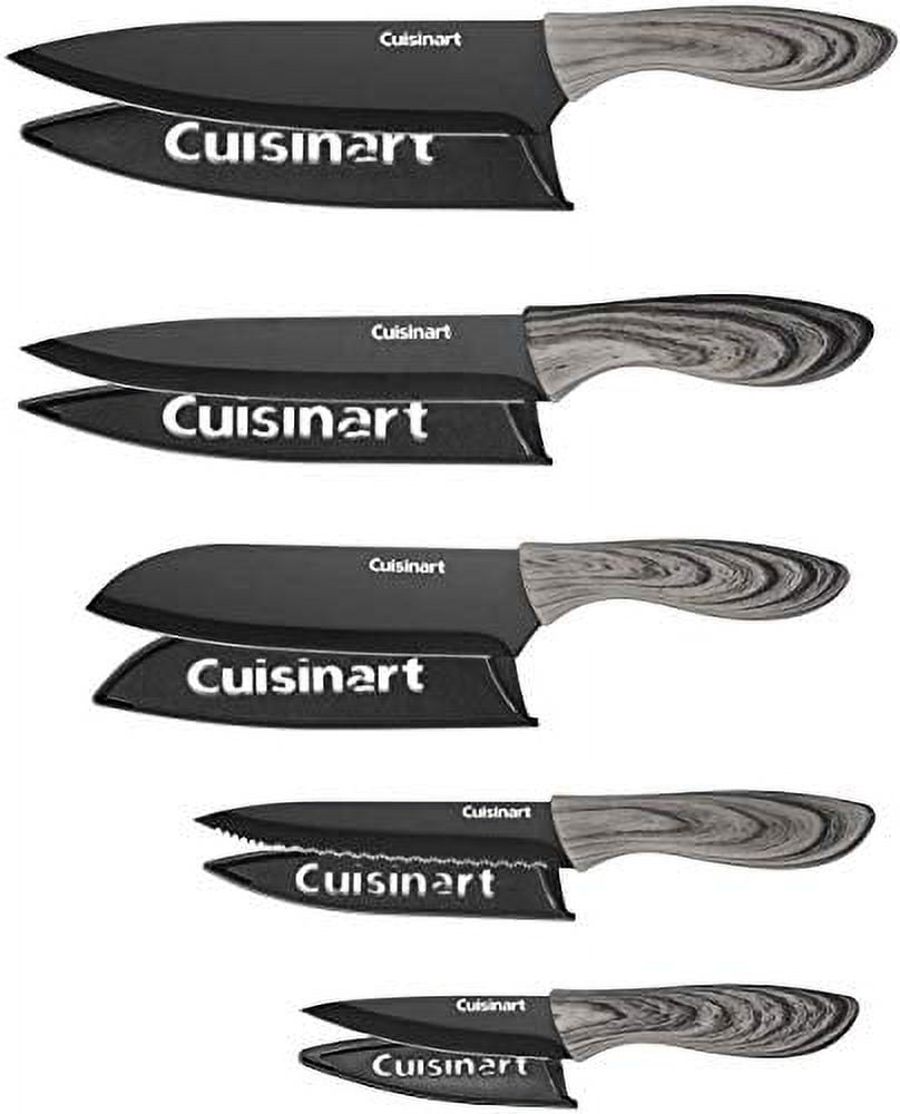 Cuisinart C55-10PBW Faux Wood Knife Set (10-Piece) - Walmart.com