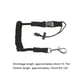 thumbnail image 2 of Correa de remo de kayak, cuerda antipérdida, liberación rápida, accesorios para kayak (negro), 2 of 4