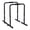 Black, variant on TopComfy Heavy-Duty Door Pull Up Bar Exercise Trainer with Adjustable Inclined Frame, 400lb Capacity Dual Height and Width Settings Soft Foam Grip for Home Gym, Black