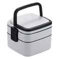 thumbnail image 2 of Portable Plastic Double-Layer Lunch Box Heating and Leak-Proof Multilayer Fitness Student Lunch Box, 2 of 5