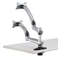 thumbnail image 1 of Cotytech Double Pomme Montage de Bureau Ressort Bras Oeillet Base - Argent (DM-GSDA-G), 1 of 4