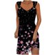 thumbnail image 2 of Puntoco Vestidos Mujer Fancy Women Impreso Elegante Estilo Casual Vestido con Cuello en V con Correa, 2 of 5