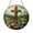 Acrylic 3.5 Inch, variant on Wildflower Cross Stained Glass Suncatcher, Floral Faith Window Hanging Decor with Botanical Design