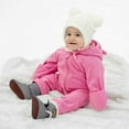 thumbnail image 6 of JAN & JUL Baby Girls Winter Booties with Warm Sherpa Lining (Dusty Pink, Size: Small Infant), 6 of 7