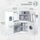 thumbnail image 3 of Kids House Cocina Master Chef White Kitchen: Cocina de Juguete para Niños, Modular Esquinada con Microondas, Lavabo, Cortinas Elegantes y Espacio de Almacenamiento Integrado, 3 of 5