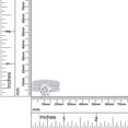 thumbnail image 6 of AFFY 1.75 Carat Round Moissanite Diamond Wedding Bridal Ring Set 14K White Gold over Silver-10, 6 of 8