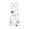 thumbnail image 5 of QATAINLAV Women's Cotton Linen Capri Pants Drawstring High Waisted Beach Pants Dressy Casual Comfy Cropped Trousers with Pockets Multicolor XL Back to College Sale, 5 of 6