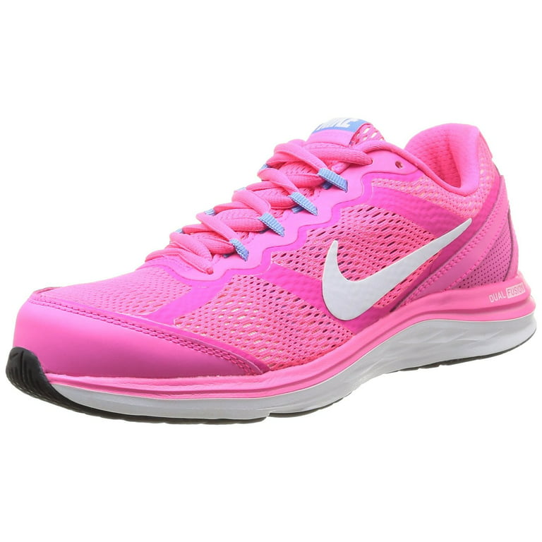 En la mayoría de los casos Juventud manguera Nike Women's Dual Fusion Run 2 Running Shoe-Hyper Pink/White/Unvsrty Blue -  Walmart.com