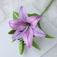 thumbnail image 6 of Artificial Tiger Lilies with Latex Petals And Stems, Realistic Faux Flowers for Home Wedding Decoration, Fall Flowers Artificial for Decoration Harlik, 6 of 6