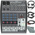 thumbnail image 1 of Behringer XENYX 802 8-Channel Compact Premium Audio Mixer with Cables and Basic Bundle, 1 of 6