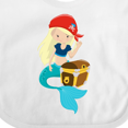 thumbnail image 4 of Inktastic Mermaid Pirate Boys or Girls Baby Bib, 4 of 4