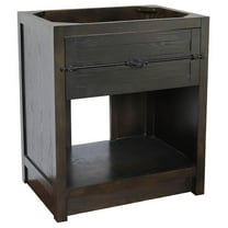 Bellaterra Home 30" Single vanity in Brown Ash finish - cabinet only