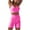 00 # Hot Pink, variant on SOOMLON Womens Bra Sports Yoga Bra Shorts Sports Bra Fitness Yoga Clothes Set Push Up Bralette Female Lingerie Hot Pink S