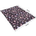 thumbnail image 4 of Fantasy Princess Unicorn Pattern Blanket,Comfortable Soft Flannel Throw Blanket,All Season,Warm Lightweight Blankets for Sofa Bed Couch Living Room Chair,60"x80", 4 of 4