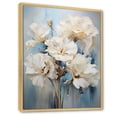 thumbnail image 2 of Designart "Simplistic Carnation Cluster" Carnations Floater Framed Wall Art Living Room, 2 of 5