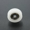 thumbnail image 4 of 6Pcs 5x24x7mm u notch nylon round pulley wheel roller for 3.8mm rope ball bearing, 4 of 4
