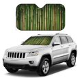 thumbnail image 2 of Fuzoiu Green Bamboo Fence1 Print Car Windshield Sunshade,Foldable Reflective Sun Visor,Windshield Sun Shade,UV Rays Sun Visor Shade,Auto Front Sun Shield Shade-Medium, 2 of 8