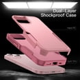 thumbnail image 3 of JETech Case for iPhone 15 6.1-Inch, Heavy Duty Dual-Layer Rugged Protection, Shockproof Protective Tough Phone Cover with Matte Back (Pink), 3 of 6