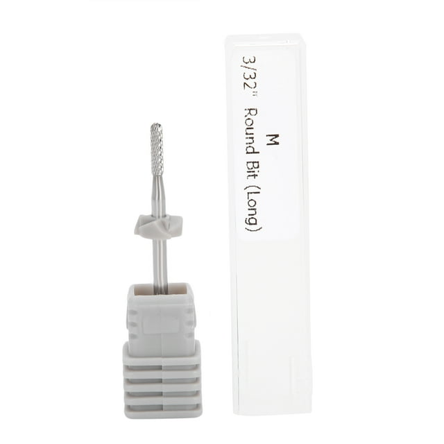Brocas profesionales para uñas de acero de tungsteno, herramienta de manicura con cabezal de pulido para pulido de uñas, T26‑ 7mm