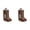 BW2, variant on RUIKI 2Pack Coffee Color Tall Boot Storage Bag, Protector Bag, Portable Dust Proof Boot Bags for Cowboy Boots, Shoe Cover Protector Carry Bags with Handle for Organizer Packing Travel