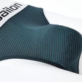 thumbnail image 4 of TANBOM Men's Bulge Enhancing Triangle Thong Nylon Underwear Green L 1-Pack, 4 of 6