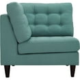 thumbnail image 3 of Modern Contemporary Urban Design Living Lounge Room Corner Sofa Chair, Blue, Fabric, 3 of 3