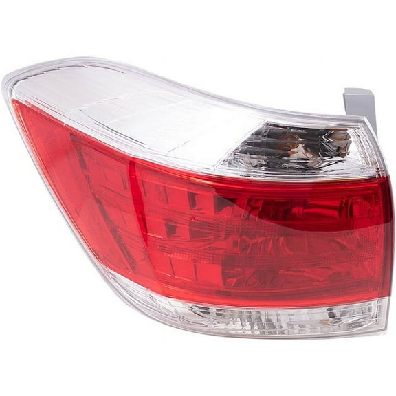Left Tail Light Assembly - Compatible with 2011 - 2013 Toyota Highlander Sport Utility 4-Door 2012