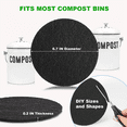 thumbnail image 2 of 20Pcs Charcoal Filter for Compost Bucket 6.7 Inch Kitchen Activated Carbon Compost Bin Filter Replace for Countertop Bin, 2 of 6