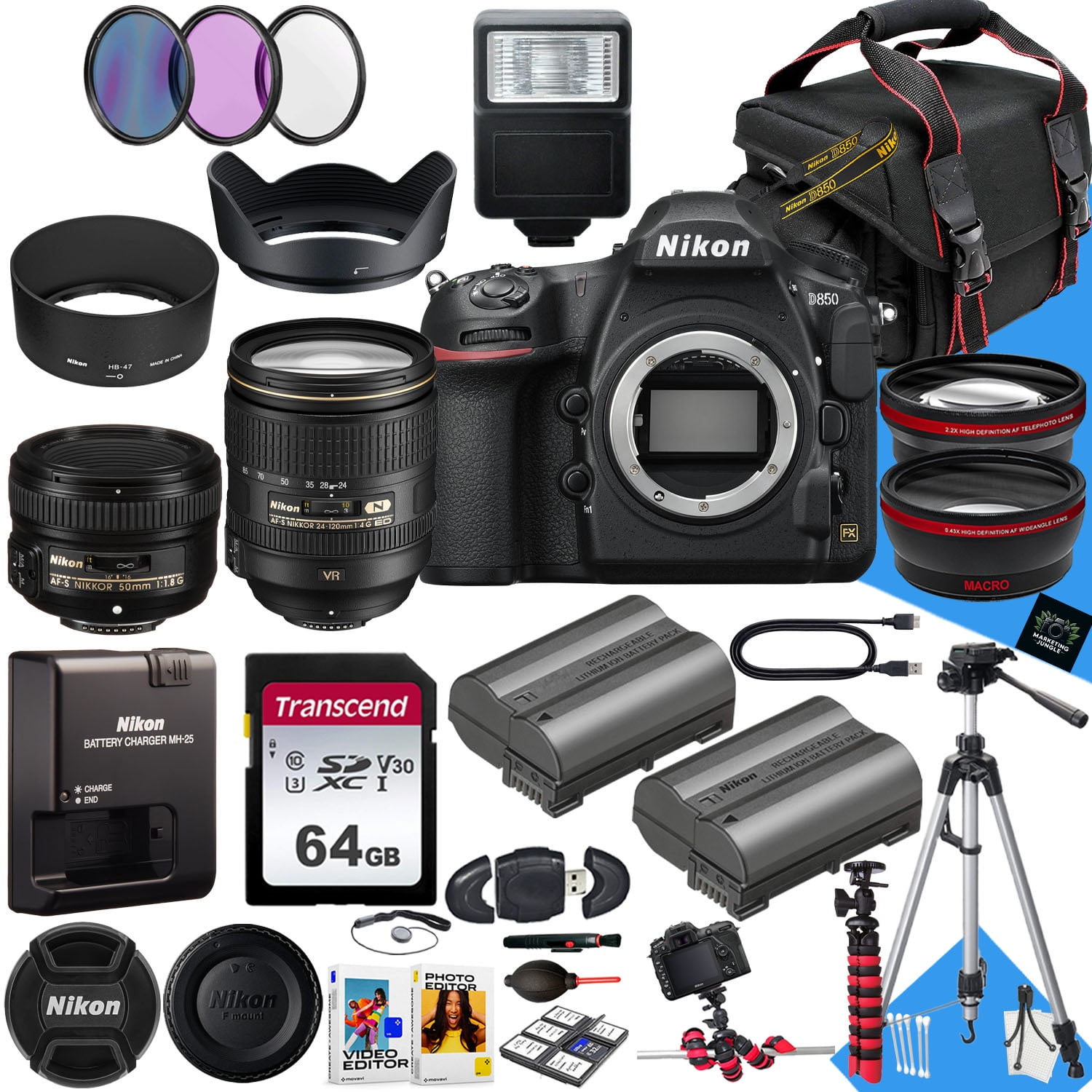 Nikon D850 箱付き Nikon D850 を買ってみました。 - まず分解。